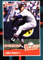 1988 Donruss Rookies Baseball Cards    048      John Davis
